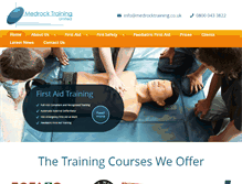 Tablet Screenshot of medrocktraining.co.uk